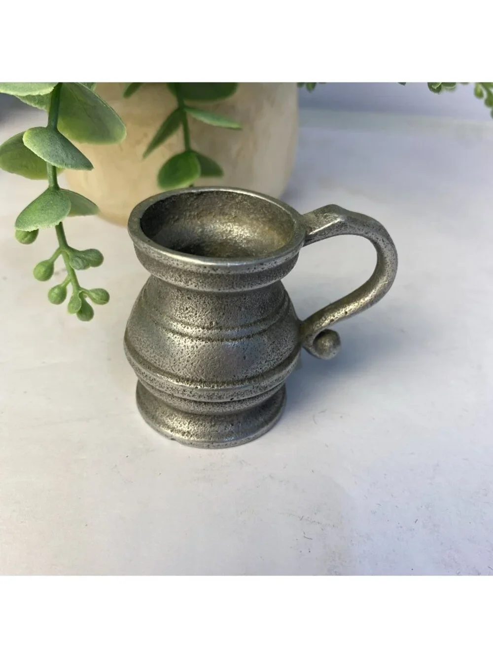 Wilton Armetale Pewter Plough Tavern -2 Oz Miniature Stein Mug